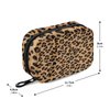 xigua Leopard Pill Case 7-Day Travel Pill Organizer Box with Zipper Closure for Vitamins, Medication and Supplements
