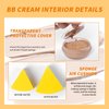 MIESCHER Clear BB Cream, Hydrating Moisturizer BB Cream, Smooth & Lightweight Fit Face Skin Hide Pores Blemishes Concealer Full Coverage Foundation Cream Clean Matte BB Cream Brightens Even Skin Tone with Puff-0.7 Fl Oz(#03 Natural Color)