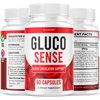 (2 Pack) GlucoSense – Official GlucoSense Capsules, Glucosense Pills Support Advanced Blood Formula Supplement, All Natural Premium Health & Wellness - Maximum Strength, 120 Capsules for 2 Months