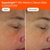 Live Tinted Superbright: 15% Vitamin C Brightening Facial Serum Stick, Reduces Dark Spots and Wrinkles, with Vitamin E, 0.5% Ferulic Acid, 0.5 oz.