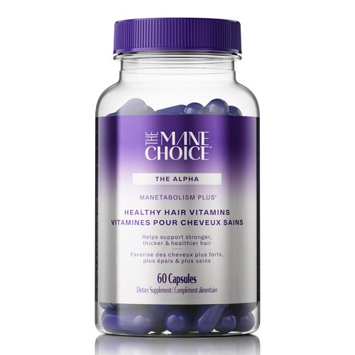 The Mane Choice MANETABOLISM Plus Healthy Hair Growth Vitamins - Supplements for Longer, Thicker, Healthier Hair - Hair Skin & Nails Vitamins for Women & Men (60 Capsules) Packaging May Vary