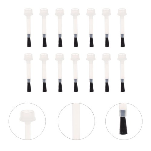 20pcs Nail Polish Replacement Brush Dipping Powder Liquid Replacement Gel Liquid for Dipping Powder Base Coat Top Coat Activator