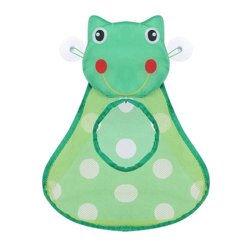 gofidin Baby Bath Toys Mesh Bag Kids Bathroom Toy Storage Bag Duck Frog Suction Cups Toys Organizer for Kids