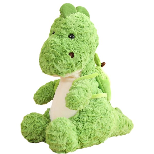 Cute Soft Dinosaur Stuffed Animals Dinosaur Plush Toys Dinosaur Plushies Throw Pillow Dino Hugging Cuddly Dinosaur Doll with Small Backpack Gift for Kids and Lovers in Birthday, Valentine (9-Inch)
