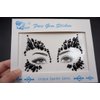 blacknight Face Jewels rave face gems stick on face tattoo bindi sticker eye makeup Body Jewelry women decal Rhinestone Temporary tattoo adhesive stickers for face halloween