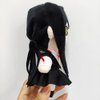 JCvCX Black Hair Girl with Bow tie Plush Toy Anime Plush Figure Stuffed Plushies Plush Doll Soft Plush Pillow