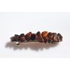 Red Tiger's Eye French Barrette Hair Clip