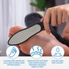 ForPro Black Bear Stainless Steel Pedicure File - Callus Remover Foot File- Double-Sided Professional Quality File for Heels and Feet- 10.5’’ L