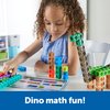 Learning Resources MathLink Cubes Kindergarten Math Activity Set: Dino Time! 115 Pieces, Ages 5+ Kindergarten STEM Activities, Math Games for Kids, Mathlink Cubes Activity Set, Ages 5+