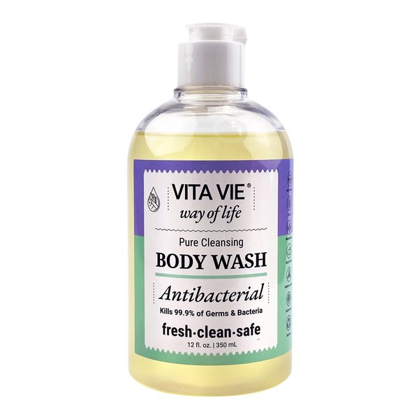 VITA VIE Antibacterial Body Wash, 12 oz