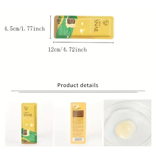 20pcs Snail Essence Filtrate Sleeping Mask Moisturizing Nourishing Facial Mask
