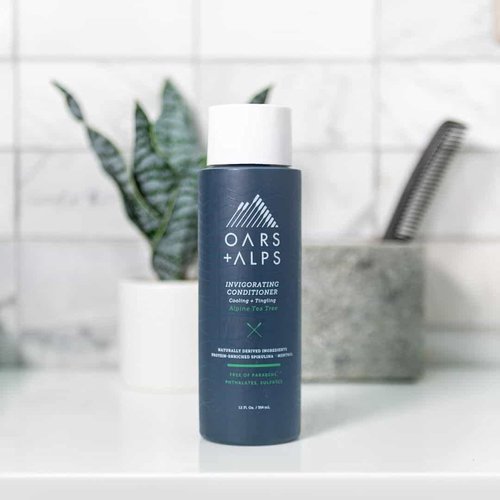 Oars + Alps Men's Sulfate Free Hair Conditioner, Infused with Witch Hazel and Tea Tree Oil, Alpine Tea Tree, 12 Fl Oz