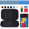 Lebakort Storage Case Compatible with GiiKER Super Slide Puzzle Games Original 500+ Challenges Brain Teaser Puzzle Toys Kids Teens (Pink Case)