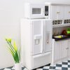 Miniature Dollhouse Fridge 1:12 Furniture Decoration Accessories Mini Refrigerator Kitchen Living Room Scene Model Ornaments (White)