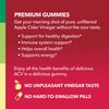 Organic Apple Cider Vinegar Gummies - ACV Gummies to Support Digestive Health and Gut Flora for Digestion - Natural Apple Flavor - 60 Organic, Vegan, and Non-GMO Apple Cider Vinegar Gummies
