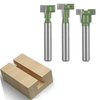 TOTOWOOD Keyhole Router Bits Set, 1/4" Shank Router Bit Set ，6 pcs Router Bit Set 1/4 & 5/16 & 3/8 & 9/16 & 1/2 & 5/8 Inch Blade Diameter