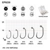 Eupheng Prime Assortment Barbless Fly Fishing Hooks Dry Wet Nymph Streamer Caddis Shrimp Pupea Jig Collection High Carbon Competition