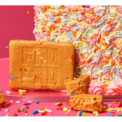 FROPRO Plant Protein Snack Bars - Plant Based Protein Bars, All-Natural, Gluten, Dairy, & Soy Free, High Protein Bars with Low Calories | Birthday Cake, 12 Pack