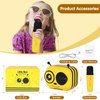 Mini Karaoke Machine for Kids Adults, Music Toys for Girls Boys Ages 3-12 Portable Bluetooth Speaker with 1 Wireless Microphone Birthday for Girls 4 5 6 7 8 10+ Years Old Home Party