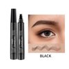Generic Eyebrow Pen,4-Tip Magic Eyebrow Pencil, Upgraded 5ML Capacity,3D Waterproof Microblading Eyebrow Pencil (2PCS) (BLACK)