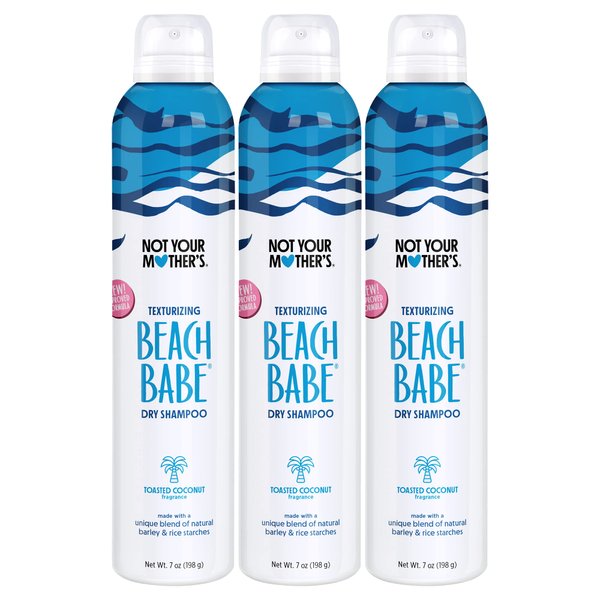 Not Your Mother's Beach Babe Dry Shampoo (3-Pack) - 7 oz Dry Shampoo - Instantly Absorbs Oil While Creating Effortless Sea-Tossed Texture
