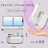 Steamer Iron for Clothes Travel Mini: steam iron handheld portable steamer small size garment hand clothing steamers plancha a de vapor para ropa portatil travel college dorm home essentials