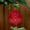 Hand Blown Glass Ornament - Suncatcher - Witches Ball - in “Red” Dehanna Jones
