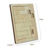 Calendar Puzzle - Daily Calendar Puzzle Wooden,365 Days Date Puzzle,Puzzle Advent Calendar（Size：9.8 x 7.8inch）