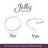 Tiny Silver Nose Ring - Snug 7mm Hoop 20 Gauge Piercing – Dainty 925 Sterling Silver Nose Piercings – Body Jewelry Piercing Hoops – Gift Ready Purchase