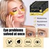 30 Pairs 24K Gold Eye Masks, Crystal Collagen Gel Eye Patches for Puffy Eyes, Reducing Fine Lines, Eye Bags, Moisturizing Cooling Skin Care Pads for Puffiness & Dark Circleseye Patches