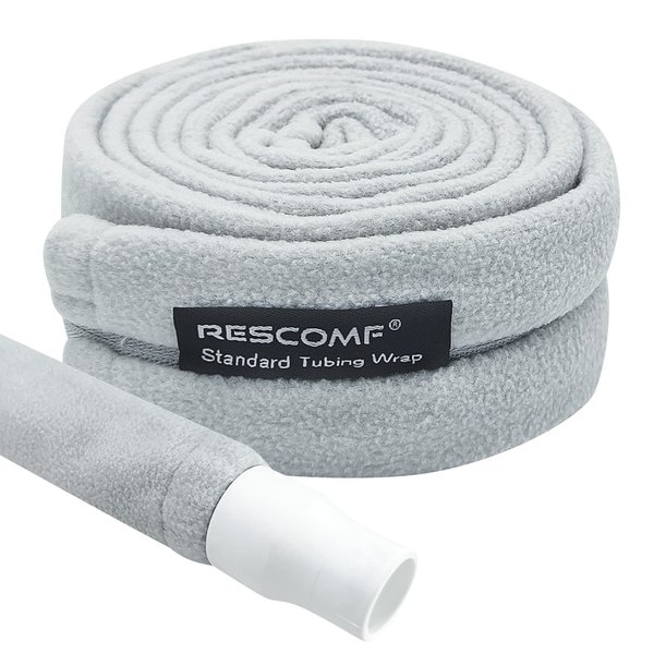 CPAP Hose Cover with Zipper for Standard 6 Foot CPAP Tubing Reusable Comfort Fleece Tube Insulator Super Soft Washable Breathable Cover