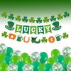 LanttAotte Lucky Banner St Patricks Day Decorations Saint Patricks Day Banner Green Shamrock Garland Irish Decor Spring Party Supplies