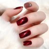 Red Cat Eye Gel Polish, 12D Cats Eye Gel Nail Polish, Magnetic Nail Polish Gel, Wine Red Glitter Nail Polish, Magnetic Nail Polish Gel for Women, Shimmer Gel Nail Polish for Nail Salon & DIY at Home