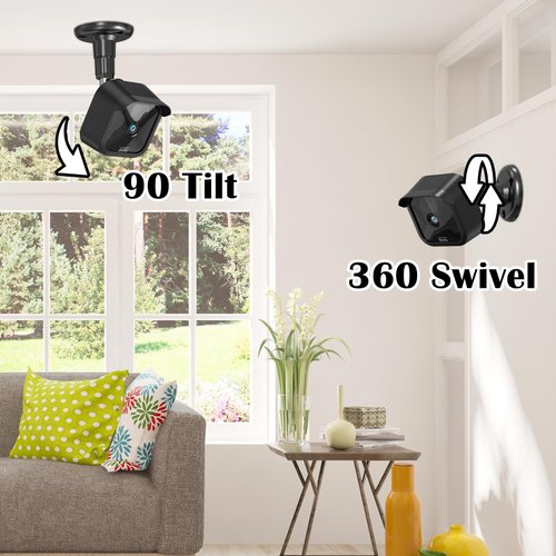 Blink Outdoor Camera Mounts 5 PCS (3rd Gen),Weatherproof Protective Housing Cases with Blink Sync 2 Module Outlet Mount for Blink Outdoor Security Camera System