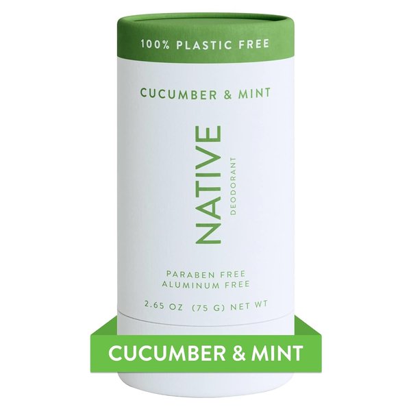 Native Deodorant Contains Naturally Derived Ingredients, 72 Hour Odor Control | Deodorant for Women and Men, Aluminum Free with Baking Soda, Coconut Oil and Shea Butter | Cucumber & Mint