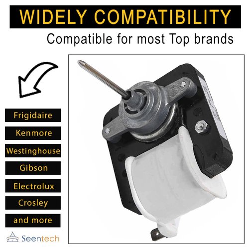 240369701 Refrigerator Evaporator Fan Motor by Seentech - Fit for Frigidaire Kenmore fridges - Replaces AP4700070, 5304445861, 241537301, 240315802, 1637660, 240315801
