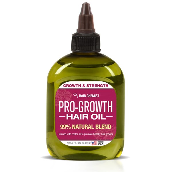 Hair Chemist Pro-growth Hair Oil with Castor Oil 7.1 oz. - Made with Natural Castor Oil for Hair Growth