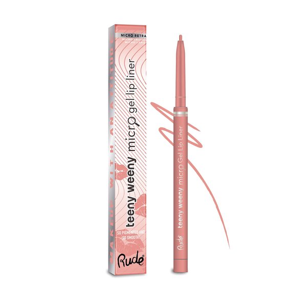 Rude - Teeny Weeny Micro Gel Lip Liner - Blushing Bare
