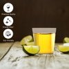DecorRack 1 Oz Shot Glasses, 80 Hard Clear Plastic Shot Cup, Disposable Party Cups, Mini Cups Shot Glasses (80 Pack)