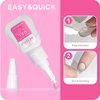 Mekerui Super Strong Nail Glue Gel (15g) for Press on Nails,Drip and Clog Proof,7S Quickly Dry Without UV Light,Long-Lasting 30+Days,Waterproof Beauty Secret Professional Salon Quality