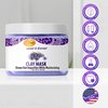 SPA REDI - Clay Mask, Lavender and Wildflower, 16 Oz - Pedicure and Body Deep Cleansing, Skin Pore Purifying, Detoxifying and Hydrating