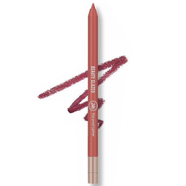 MYUANGO Lip Liner Pencil -Vegan and Creamy Formula, 24-Hour Long-Wear, Waterproof & Smudge-Resistant (106, Travel Size)