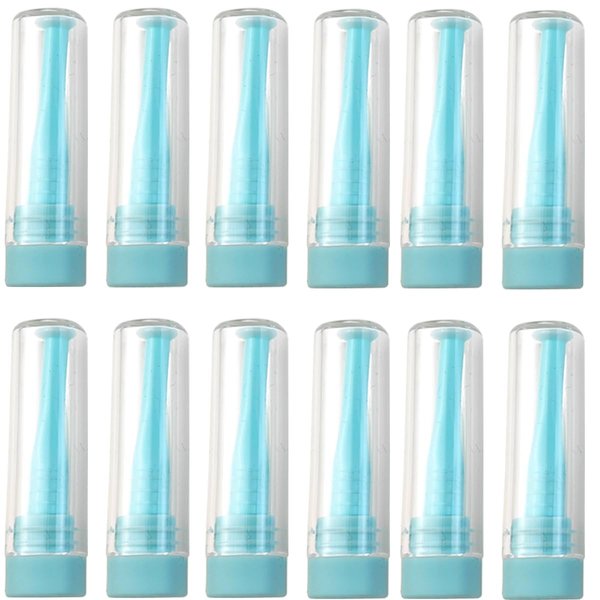 ROYHOO 15PCS Hard Contact Lens Remover RGP PlungerInserter for Soft Hard Lenses Contact Lens Remover (Green)