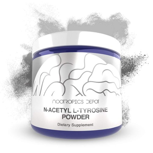 N-Acetyl L-Tyrosine Powder | 125 Grams | NALT | Amino Acid Supplement | Natural Nootropic Supplement | Supports Memory, Learning and Focus | Supports Healthy Stress Levels