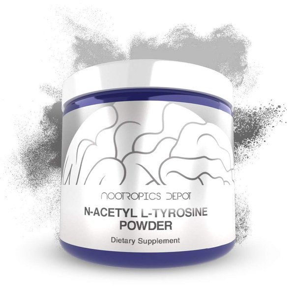 N-Acetyl L-Tyrosine Powder | 125 Grams | NALT | Amino Acid Supplement | Natural Nootropic Supplement | Supports Memory, Learning and Focus | Supports Healthy Stress Levels