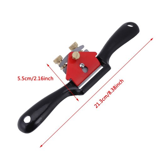 Hand Planer 9 Inch Adjustment Woodworking Cutting Edge Plane Spokeshave Hand Trimming Tool With Screw