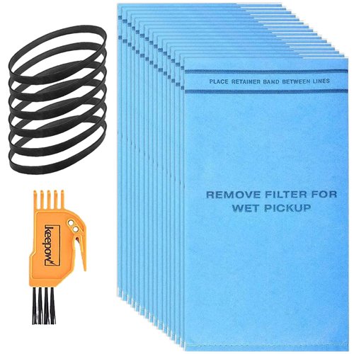 KEEPOW 16 Pack Wet Dry Vac Filter Compatible with Stinger HD2050–Washable & Reusable 2.5 to 5 Gallon Replacement Filter for Wet Dry Vacuum