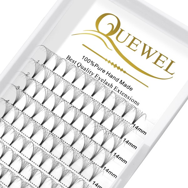 Premade Fans Volume Lash Extensions 8D 0.07mm D Curl 14mm Short Stem Soft|Optinal 3D|4D|5D|6D|7D|8D 0.07/0.10mm C/D 8-20mm Mix-9-16mm 12-15mm 8-15mm|(8D 0.07D 14mm)