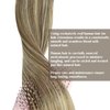 Sunny Hair Extensions Real Human Hair Weft Highlights Light Brown with Platinum Blonde Sew in Extensions Human Hair for Women Weft Real Hair Extensions Highlights Sewing Hair Extensions 20inch 100g