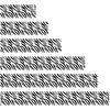 White Water Archery Non-Laminated Black White Zebra Print Crest Arrow Wraps 15 pk Choose Length Width (5, 1)